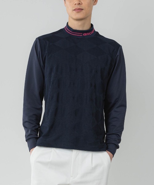 archivio(アルチビオ)の「<MENS>ダイヤチェック柄冷感プルオーバー(その他トップス・メンズ・ブラック/ネイビー/ホワイト・LL/M/L)」の13枚目の写真