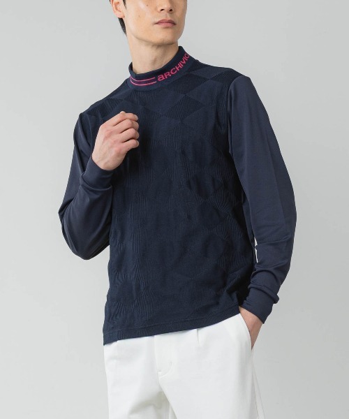 archivio(アルチビオ)の「<MENS>ダイヤチェック柄冷感プルオーバー(その他トップス・メンズ・ブラック/ネイビー/ホワイト・LL/M/L)」の14枚目の写真
