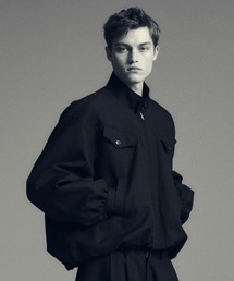 VIVIANO（ヴィヴィアーノ）の「【VIVIANO】 Gabardine Balloon Harrington Jacket（ブルゾン）」