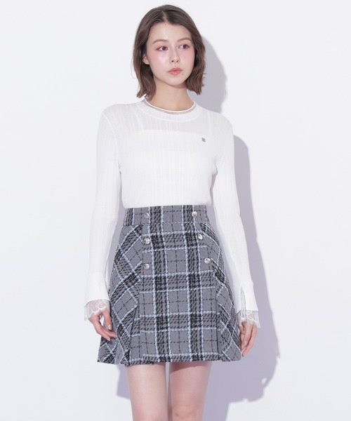 JILL by JILL STUART(ジルバイジルスチュアート)の「カルゼチェックミニスカート(スカート・レディース・ブラック系その他/レッド系その他/グレー系その他・SMALL/MEDIUM)」の21枚目の写真