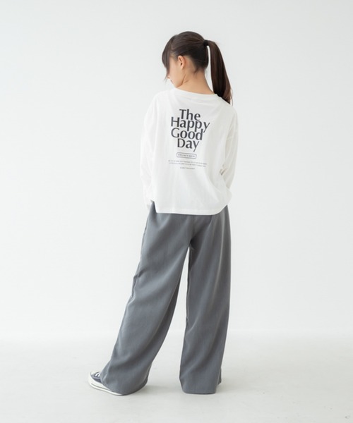 GENERATOR(ジェネレーター)の「GENERATOR/ジェネレーター The Happy L/S Tシャツ(Tシャツ/カットソー・レディース・ホワイト/ベージュ系その他・F)」の4枚目の写真