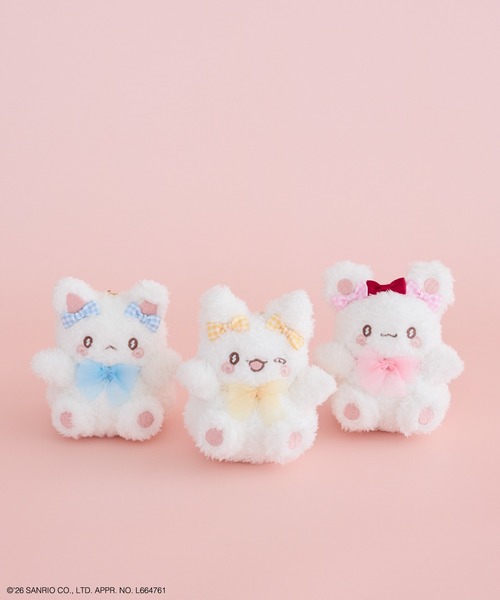sanrio(サンリオ)の「【受注生産】はなまるおばけ ギンガムリボンチャーム(キーホルダー・レディース・ピンク/ライトイエロー/サックスブルー・FREE)」の18枚目の写真