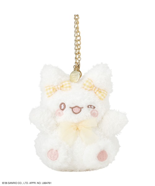 sanrio(サンリオ)の「【受注生産】はなまるおばけ ギンガムリボンチャーム(キーホルダー・レディース・ピンク/ライトイエロー/サックスブルー・FREE)」の8枚目の写真