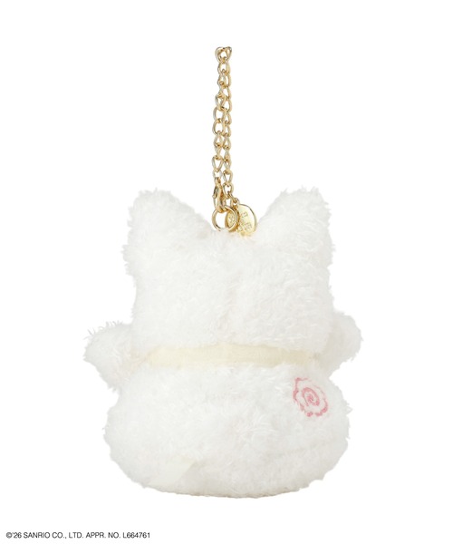 sanrio(サンリオ)の「【受注生産】はなまるおばけ ギンガムリボンチャーム(キーホルダー・レディース・ピンク/ライトイエロー/サックスブルー・FREE)」の10枚目の写真