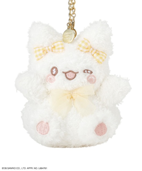 sanrio(サンリオ)の「【受注生産】はなまるおばけ ギンガムリボンチャーム(キーホルダー・レディース・ピンク/ライトイエロー/サックスブルー・FREE)」の9枚目の写真