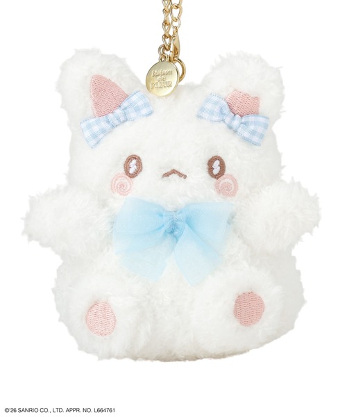 sanrio(サンリオ)の「【受注生産】はなまるおばけ ギンガムリボンチャーム(キーホルダー・レディース・ピンク/ライトイエロー/サックスブルー・FREE)」の15枚目の写真
