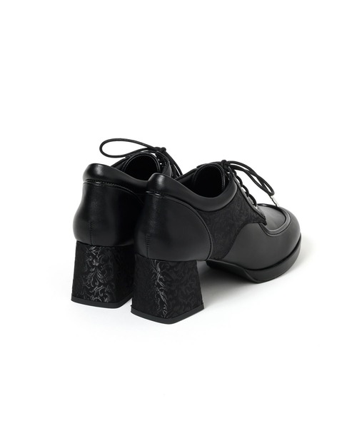 HARE(ハレ)の「ジャガードレースアップシューズ(HARE)(その他シューズ・レディース・ブラック・LARGE/MEDIUM)」の11枚目の写真