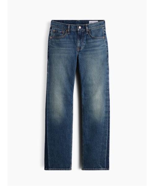 GAP（ギャップ）の「ミッドライズ リラックスフィット ストレートデニム（デニムパンツ・レディース・ダークインディゴブルー・30/29/28/27/26/25/24/23）」の11枚目の写真