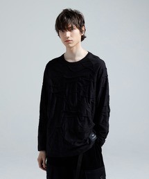 Y-3 | Y-3 PLEATED OVERSIZED LONG SLEEVE TEE(Tシャツ/カットソー)