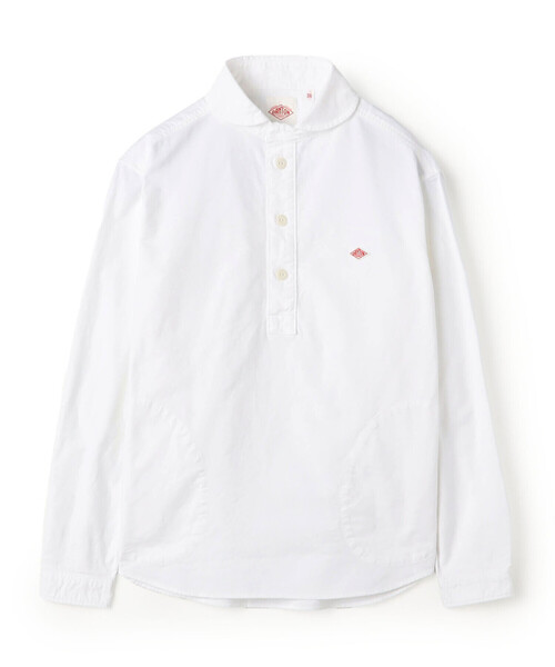 DANTON(ダントン)の「Men's Oxford Round Collar Pullover Shirt(シャツ/ブラウス・メンズ・オフホワイト/ホワイト・44/42/38/40)」の2枚目の写真