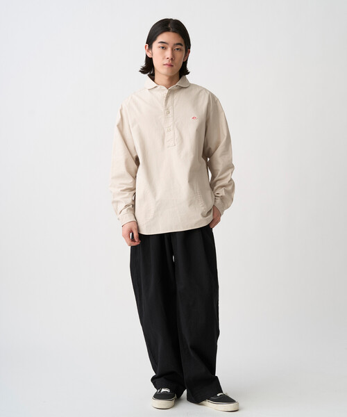 DANTON(ダントン)の「Men's Oxford Round Collar Pullover Shirt(シャツ/ブラウス・メンズ・オフホワイト/ホワイト・44/42/38/40)」の5枚目の写真