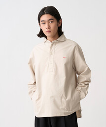 Men's Oxford Round Collar Pullover Shirt
