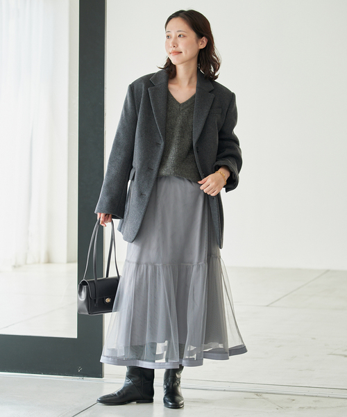 SLOBE IENA(スローブイエナ)の「SLOBE レザーフラップショルダーバッグ(ショルダーバッグ・レディース・ブラウン/ブラック・FREE)」の6枚目の写真