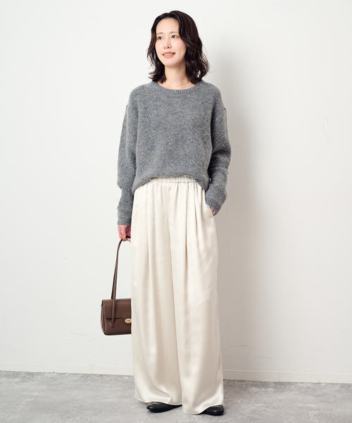 SLOBE IENA(スローブイエナ)の「SLOBE レザーフラップショルダーバッグ(ショルダーバッグ・レディース・ブラウン/ブラック・FREE)」の19枚目の写真