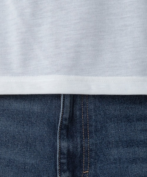 LUCY（ルーシー）の「LUCY/【26年秋冬新作】ルーズネックスラブT(LS)（Tシャツ/カットソー・メンズ・ブラック/ホワイト・MEDIUM/LARGE）」の6枚目の写真