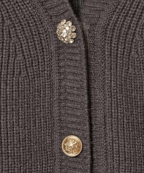 allureville(アルアバイル)の「ラビットカフ片畦2WAY プルオーバー(ニット/セーター・レディース・ネイビー/ブラウン/チャコールグレー・2)」の18枚目の写真