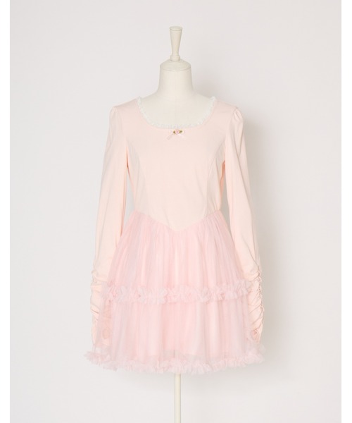 Fiorforte(フィオルフォルテ)の「ballerina tull onepiece(ワンピース・レディース・ブラック/ホワイト/ピンク・FREE)」の14枚目の写真