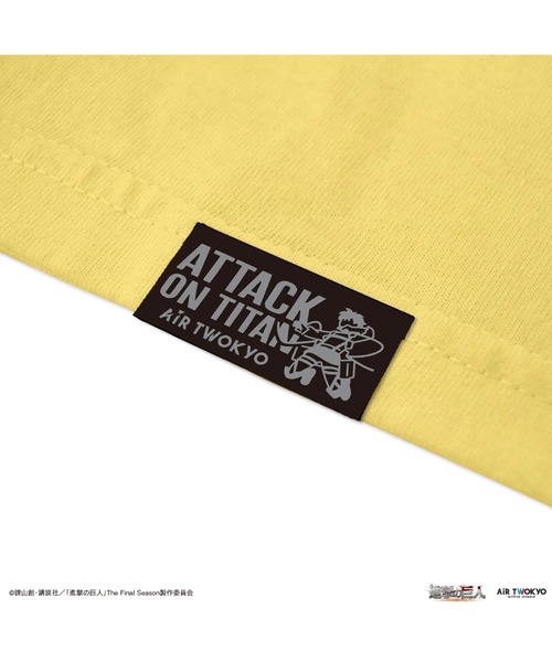 AIR TWOKYO（エアトゥーキョー）の「TVアニメ『進撃の巨人』 第11弾 シーンイラストTシャツ 4（アルミン＆アニ）（Tシャツ/カットソー・レディース・イエロー系その他・SMALL/XX-LARGE/X-LARGE/LARGE/MEDIUM）」の6枚目の写真
