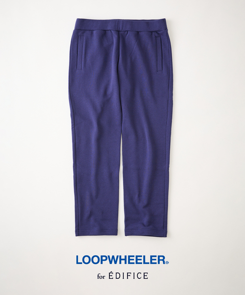 LOOPWHEELER(ループウィラー)の「LOOPWHEELER for LOWERCASE 別注 ライト スウェット パンツ(スウェットパンツ・メンズ・ネイビー/グレー・SMALL/MEDIUM/LARGE/X-LARGE)」の2枚目の写真