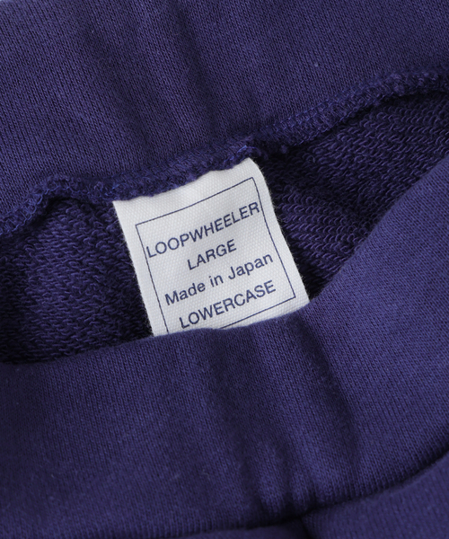 LOOPWHEELER(ループウィラー)の「LOOPWHEELER for LOWERCASE 別注 ライト スウェット パンツ(スウェットパンツ・メンズ・ネイビー/グレー・SMALL/MEDIUM/LARGE/X-LARGE)」の7枚目の写真