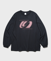 URBANSTOFF（アーバンストッフ）の「ハーフトンロゴロングスリーブ（チャコール）（Tシャツ/カットソー）」