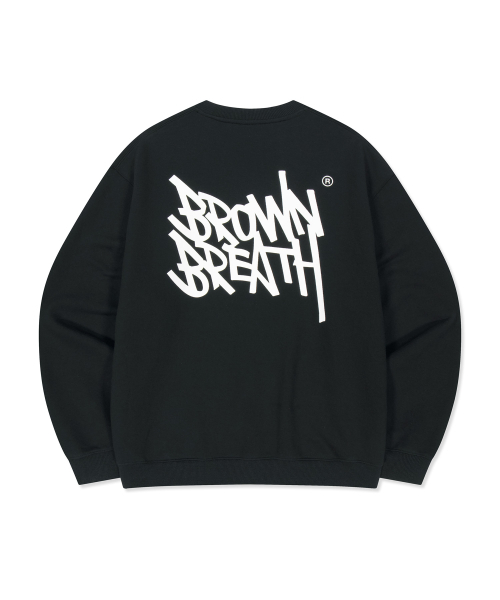 BROWNBREATH(ブラウンブレス)の「TAG OG クルーネック(スウェット・レディース・ライトグレー/ブラック・MEDIUM/SMALL/XX-LARGE/X-LARGE/LARGE)」の4枚目の写真
