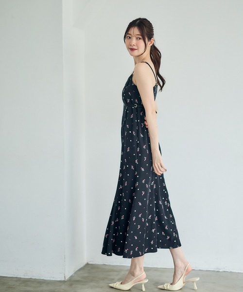 12Twelve Agenda（トゥエルブ　アジェンダ）の「サイドベルトマーメイドキャミワンピース（ワンピース・レディース・ブラック系その他/ダークブラウン/ブラウン系その他/ネイビー/ブラウン・M）」の7枚目の写真