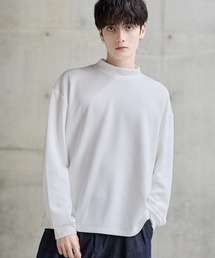 ETELIO | 【吸湿発熱】機能性ポンチモックネックプルオーバー(Tシャツ/カットソー)