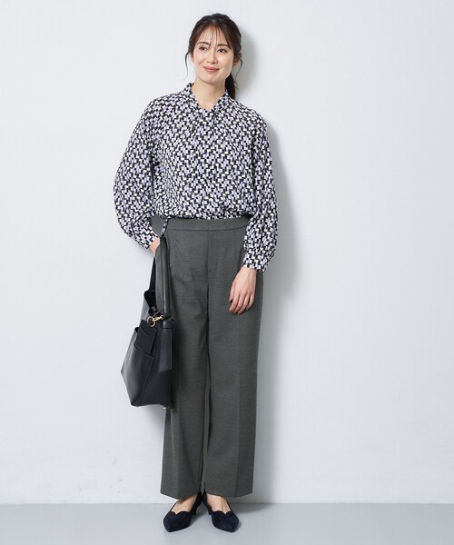 Reflect(リフレクト)の「【SS-4Lサイズ/セットアップ可】匠センタープレスベーシックパンツ(その他パンツ・レディース・ネイビー/ダークグレー/ブラック・05/11/09/07/17/15 /13)」の9枚目の写真