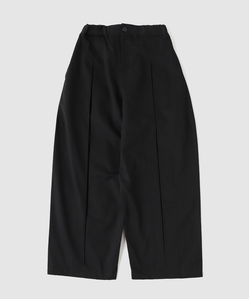 PULP/417EDIFICE(パルプフォーワンセブンエディフィス)の「SAGE NATION / セイジネーション BOX PLEAT TROUSER(スラックス・メンズ・ブラック・MEDIUM/SMALL)」の1枚目の写真