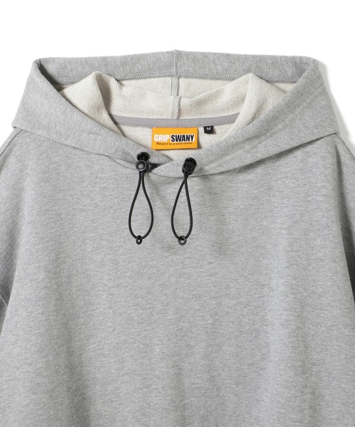 GRIP SWANY(グリップスワニー)の「【GSWCT‐292】 TUCKED SLEEVE SLIT HOODIE(スウェット・レディース・ヘザーグレー/ブラック・FREE)」の7枚目の写真