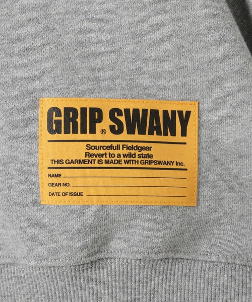 GRIP SWANY(グリップスワニー)の「【GSWCT‐292】 TUCKED SLEEVE SLIT HOODIE(スウェット・レディース・ヘザーグレー/ブラック・FREE)」の17枚目の写真