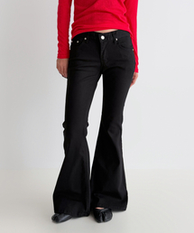 LOWLIZE bootカット チノパンツ(BLACK)
