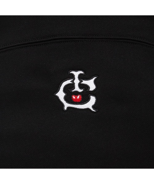 ICECREAM(アイスクリーム)の「EMBROIDEREY LOGO SWITCHING COTTON HOODIE(パーカー・メンズ・ブラック/アッシュグレー・MEDIUM/LARGE/X-LARGE)」の3枚目の写真