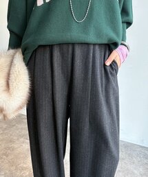 ウーレットストライプパンツ