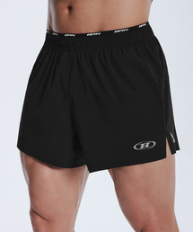BORN TO WIN（ボーントゥウィン）の「BRN RUNNERS CORE SHORTS [BLACK]（その他パンツ）」