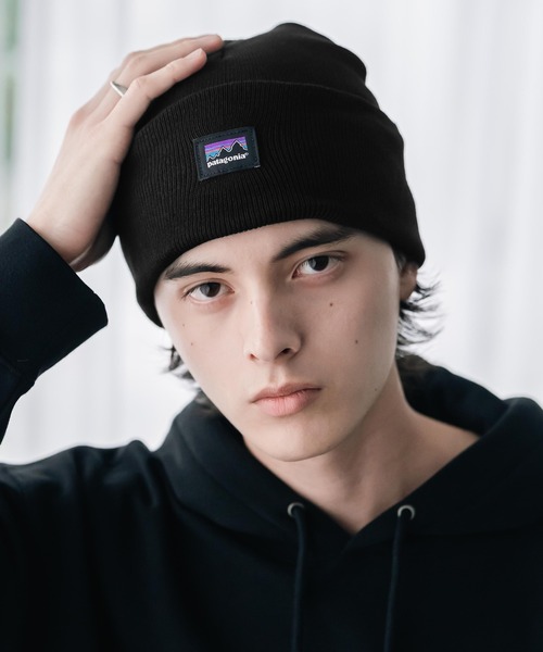 未使用に近い‼️Patagoniaニット帽 Patagonia パタゴニア EVERYDAY BEANIE ワンポイントロゴニット帽