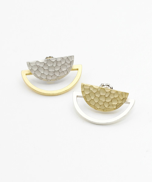 【SCALA/スカラ】エクリプスピアス（両耳セット）（Gold&Silver,Silver&Gold)（ピアス（両耳用））｜SCALA（スカラ）