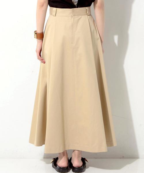 UNITED ARROWS（ユナイテッドアローズ）の「UWMM CTN チノ ロングスカート②◆（スカート・レディース・ベージュ・36/38）」の2枚目の写真