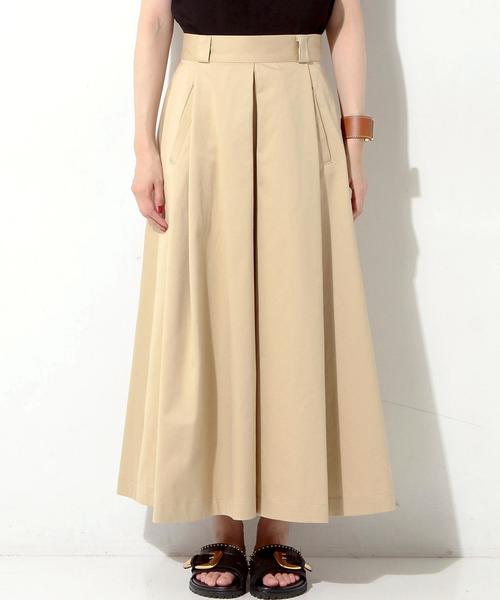 UNITED ARROWS（ユナイテッドアローズ）の「UWMM CTN チノ ロングスカート②◆（スカート・レディース・ベージュ・36/38）」の3枚目の写真