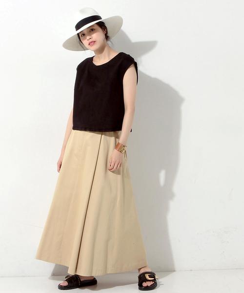 UNITED ARROWS（ユナイテッドアローズ）の「UWMM CTN チノ ロングスカート②◆（スカート・レディース・ベージュ・36/38）」の5枚目の写真