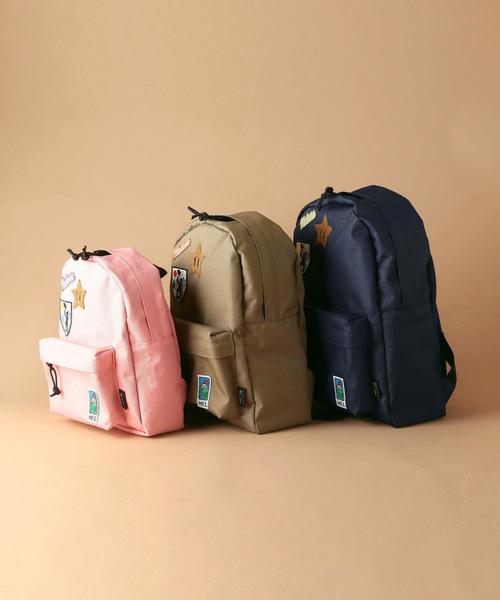 MEI（メイ）の「別注【MEI(メイ)】 デイパック M/ワッペン 16FW◆（バックパック/リュック・キッズ・ピンク/オリーブ/ネイビー・ﾌﾘ-）」の12枚目の写真