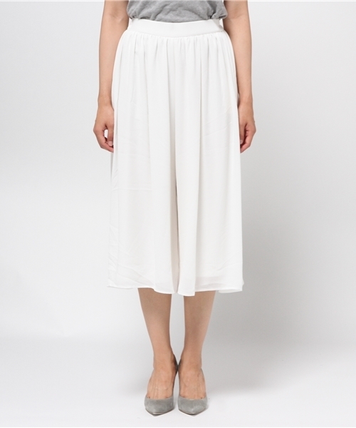 rienda（リエンダ）の「フレアスカウチョ（その他パンツ・レディース・ホワイト/ブラック/ライトパープル・MEDIUM/SMALL）」の4枚目の写真