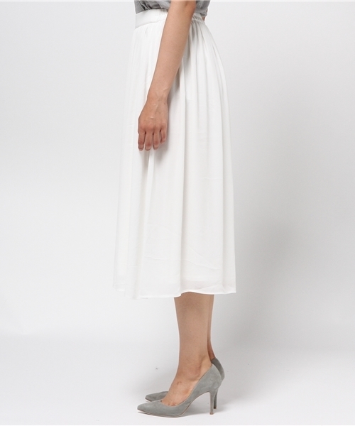 rienda（リエンダ）の「フレアスカウチョ（その他パンツ・レディース・ホワイト/ブラック/ライトパープル・MEDIUM/SMALL）」の5枚目の写真