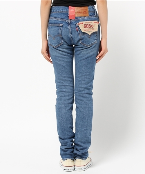 Levi's（リーバイス）の「505C ストレートスリムフィット/ATOMIC BLUE/14.2oz（デニムパンツ・レディース・インディゴブルー・23inch/24inch/27inch/26inch/25inch）」の4枚目の写真