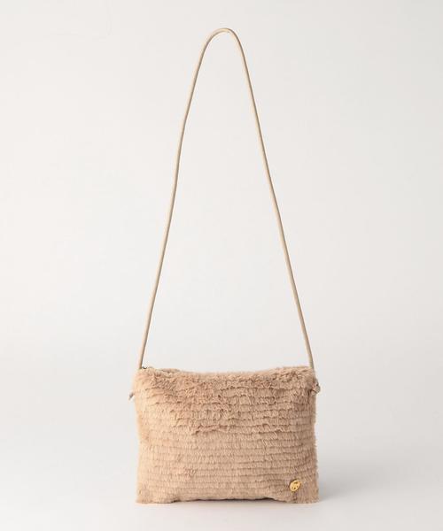 GUAPA（グアパ）の「【GUAPA BABY(ウアパベビー)】シャギーファーポシェット（ショルダーバッグ・キッズ・ホワイト/ベージュ・FREE）」の5枚目の写真