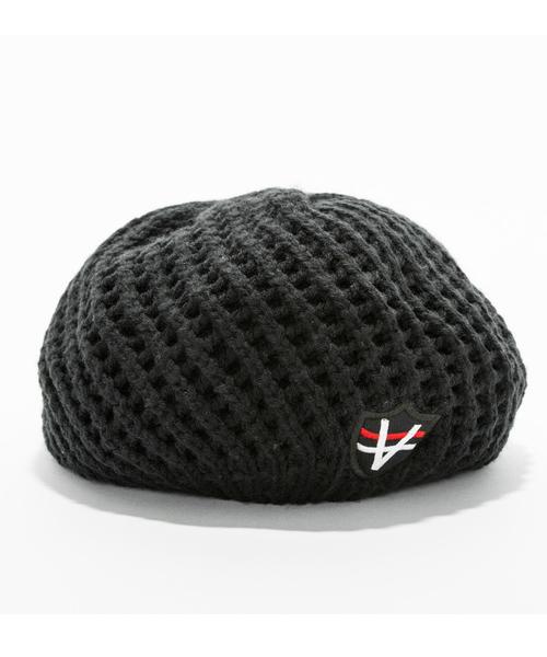 KaneZ(ケインズ)の「<KaneZ × monkey time> ∴ V PATCH BERET/ベレー帽(ハンチング/ベレー帽・メンズ・ブラック/ベージュ/オリーブ・FREE)」の7枚目の写真