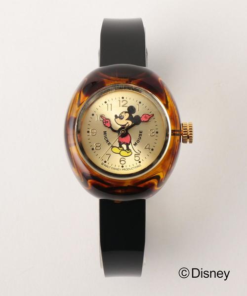 BEAUTY&YOUTH UNITED ARROWS（ビューティーアンドユースユナイテッドアローズ）の「BY クリアウォッチ/DISNEY о（アナログ腕時計・レディース・ブラウン/その他1/ピンク/その他2・FREE）」の2枚目の写真