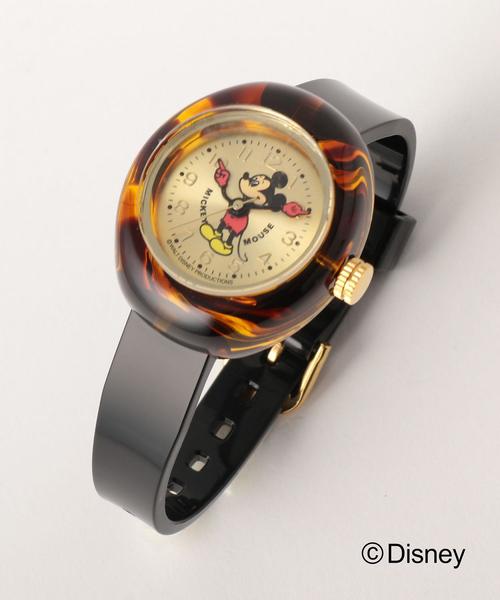 BEAUTY&YOUTH UNITED ARROWS（ビューティーアンドユースユナイテッドアローズ）の「BY クリアウォッチ/DISNEY о（アナログ腕時計・レディース・ブラウン/その他1/ピンク/その他2・FREE）」の5枚目の写真