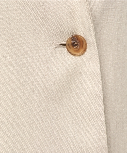 SHIPS（シップス）の「リネンライクチェスターコート0097（チェスターコート・レディース・ベージュ系その他/ダークブルー/スカイブルー・36/38）」の12枚目の写真